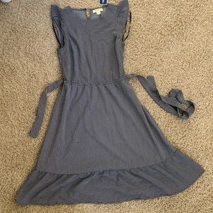 Mid length striped dress